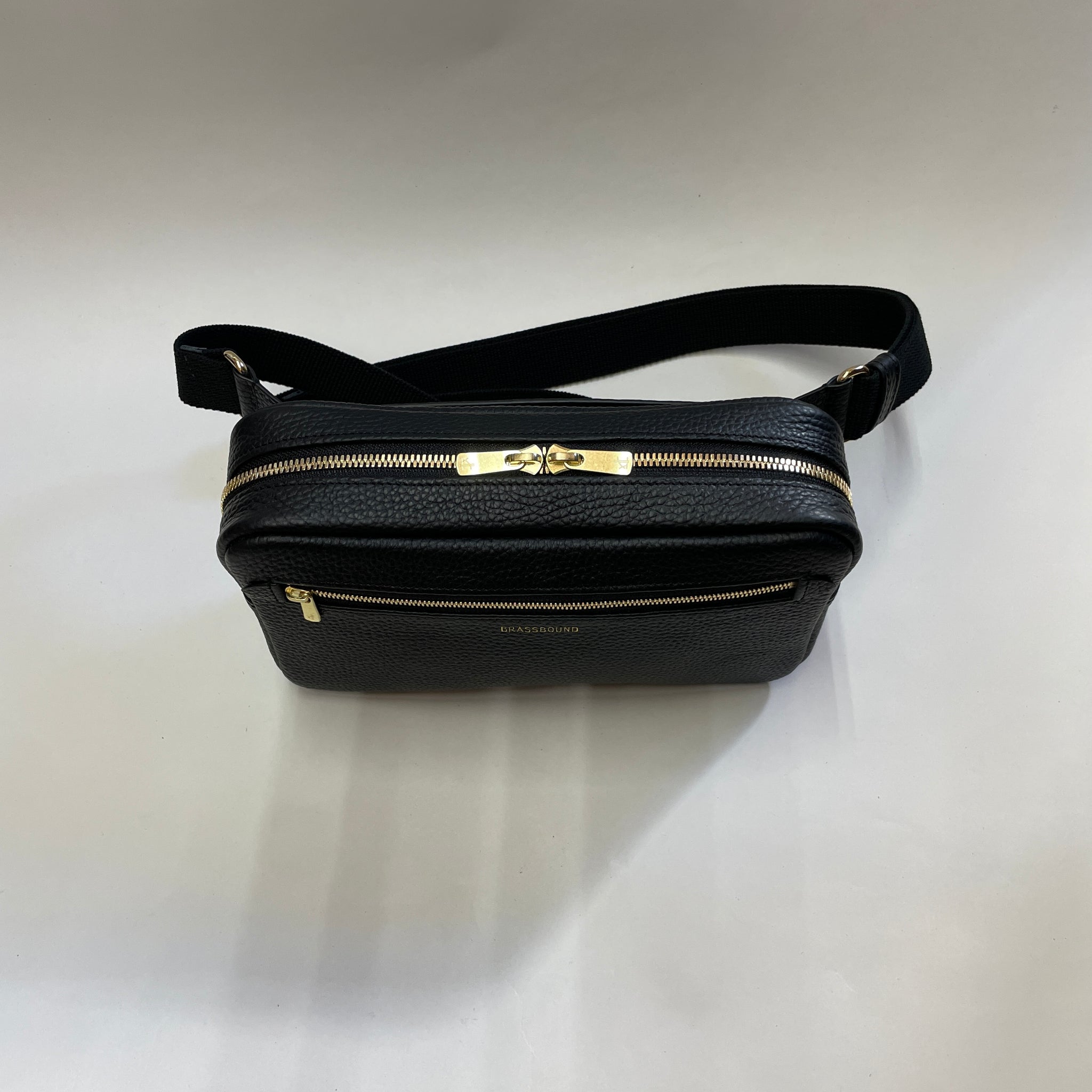 BRASSBOUND 01 レザーバック ミニバッグ オールレザー BLACK – BRASSBOUND